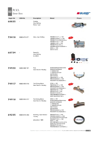 AUGER for trucks RENAULT