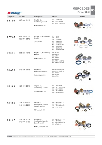 AUGER for trucks MERCEDES