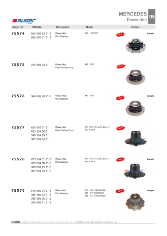 AUGER for trucks MERCEDES