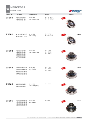 AUGER for trucks MERCEDES