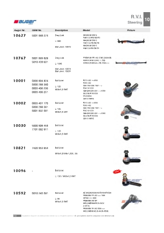 AUGER for trucks RENAULT