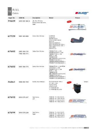 AUGER for trucks RENAULT