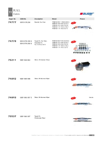 AUGER for trucks RENAULT