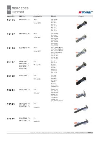 AUGER for trucks MERCEDES