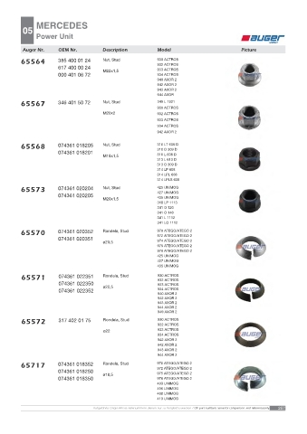 AUGER for trucks MERCEDES