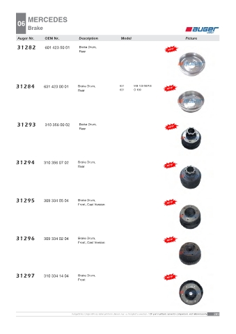 AUGER for trucks MERCEDES