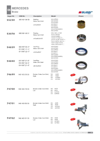 AUGER for trucks MERCEDES