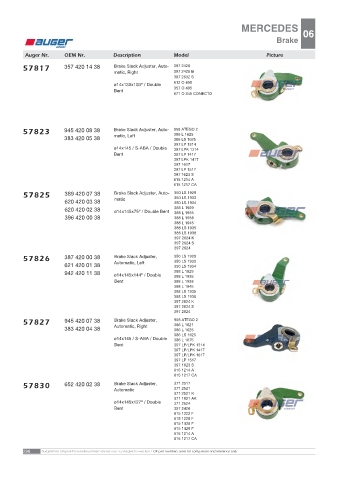 AUGER for trucks MERCEDES