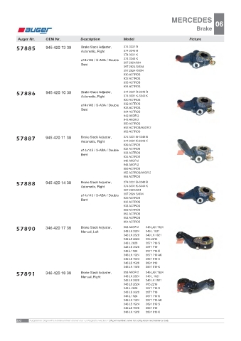 AUGER for trucks MERCEDES