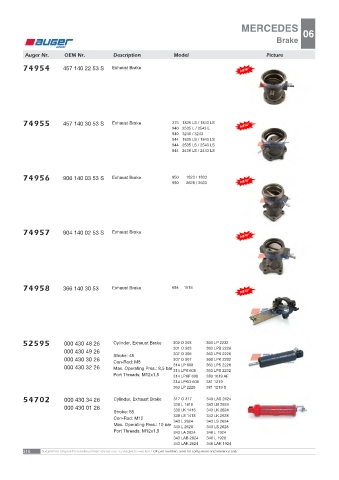 AUGER for trucks MERCEDES