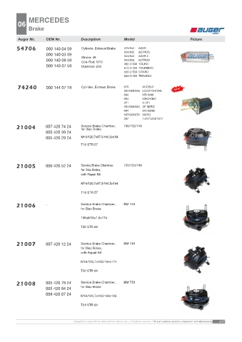 AUGER for trucks MERCEDES