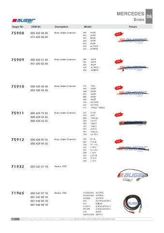 AUGER for trucks MERCEDES