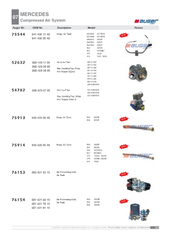 AUGER for trucks MERCEDES