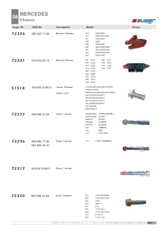 AUGER for trucks MERCEDES