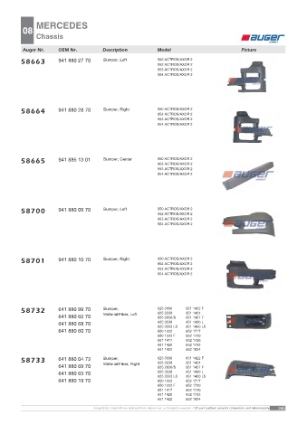 AUGER for trucks MERCEDES