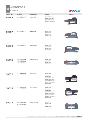 AUGER for trucks MERCEDES