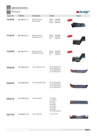 AUGER for trucks MERCEDES