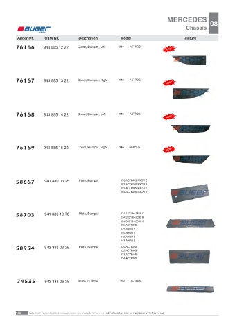 AUGER for trucks MERCEDES