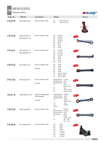 AUGER for trucks MERCEDES