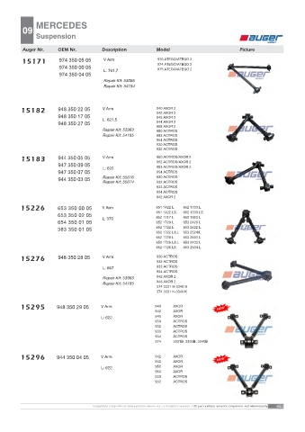 AUGER for trucks MERCEDES