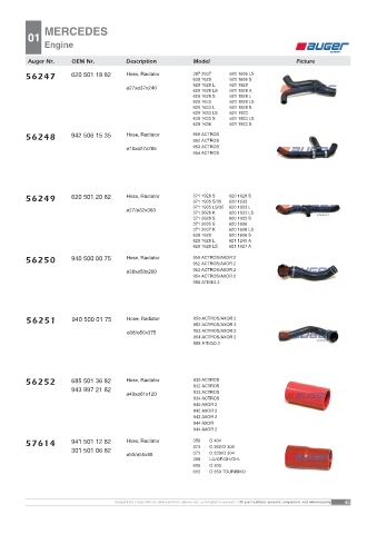 AUGER for trucks MERCEDES