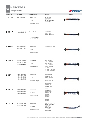 AUGER for trucks MERCEDES