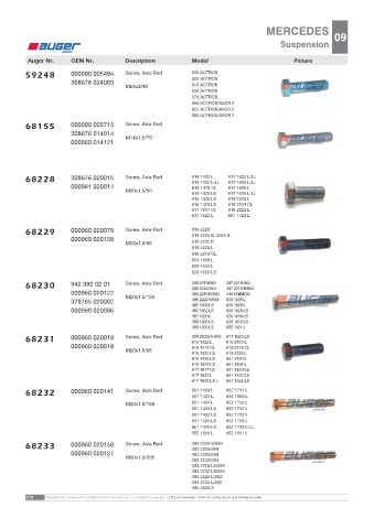 AUGER for trucks MERCEDES