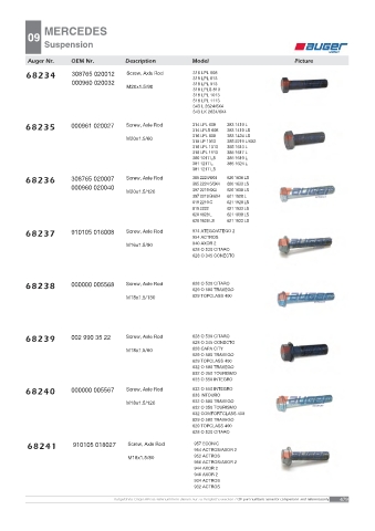 AUGER for trucks MERCEDES