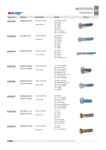 AUGER for trucks MERCEDES