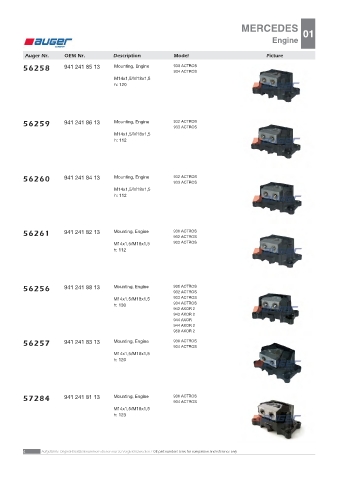 AUGER for trucks MERCEDES