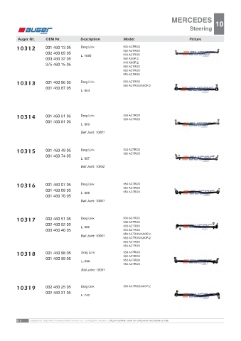 AUGER for trucks MERCEDES