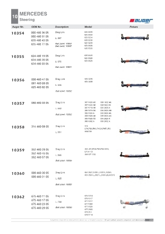 AUGER for trucks MERCEDES