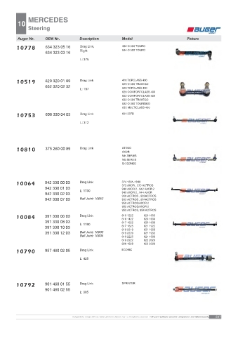 AUGER for trucks MERCEDES