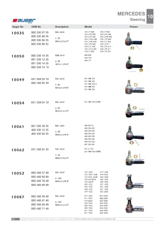 AUGER for trucks MERCEDES