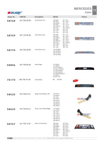 AUGER for trucks MERCEDES