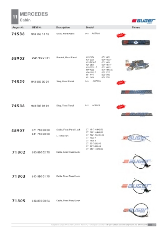 AUGER for trucks MERCEDES