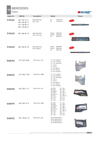 AUGER for trucks MERCEDES