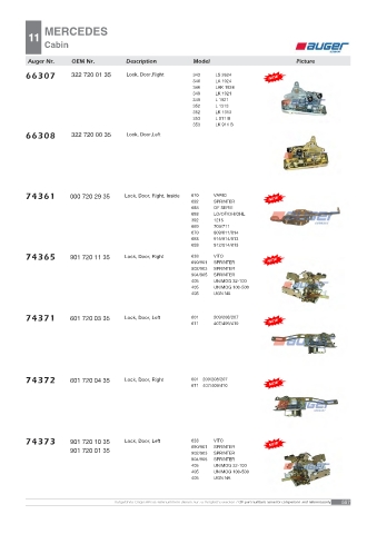 AUGER for trucks MERCEDES