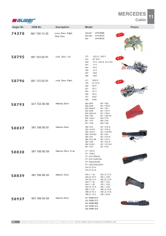 AUGER for trucks MERCEDES