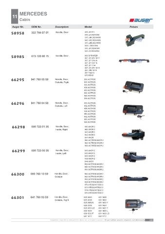 AUGER for trucks MERCEDES