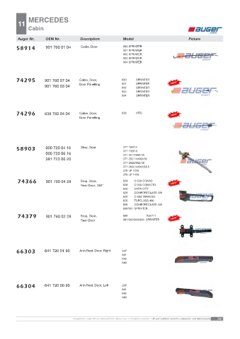 AUGER for trucks MERCEDES