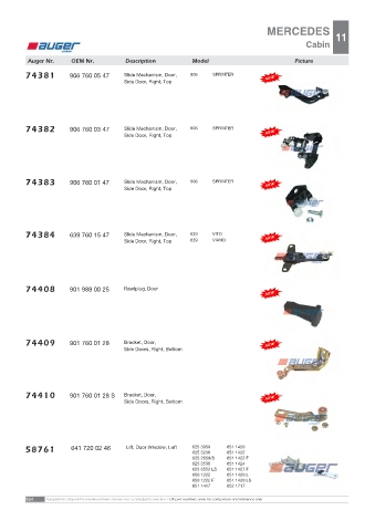 AUGER for trucks MERCEDES