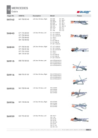 AUGER for trucks MERCEDES