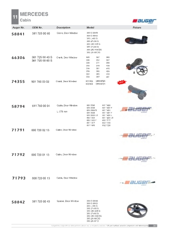 AUGER for trucks MERCEDES