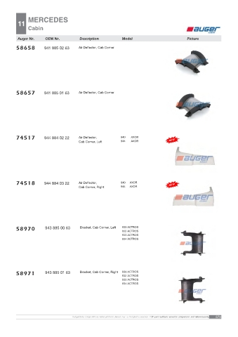 AUGER for trucks MERCEDES