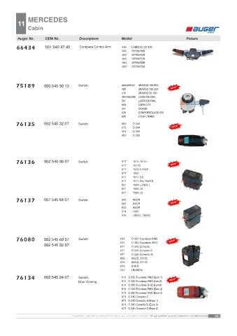 AUGER for trucks MERCEDES