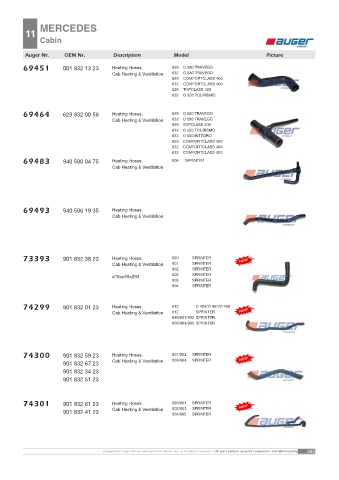 AUGER for trucks MERCEDES