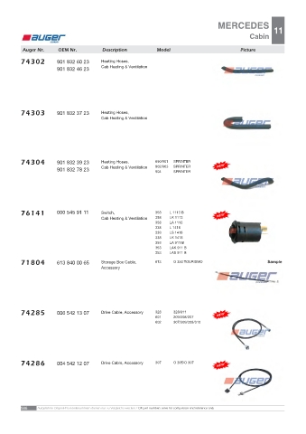 AUGER for trucks MERCEDES