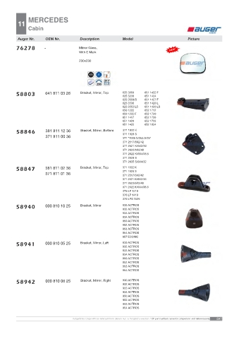 AUGER for trucks MERCEDES