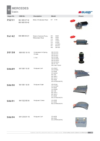 AUGER for trucks MERCEDES